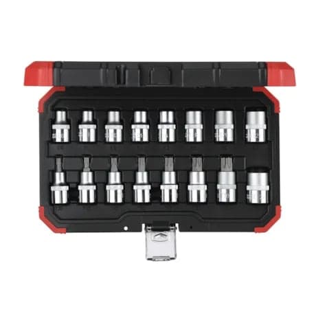 Jogo Soquete 3/8 Torx E8 A E18 6 Peças Gedore Red