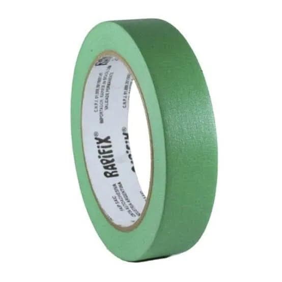 Fita Crepe Alta Performance Verde 18mm x 40 Metros Rapifix