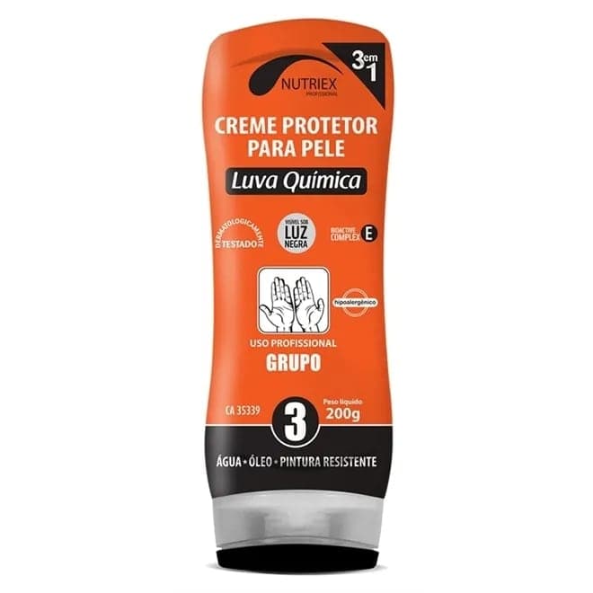 Creme Protetor da Pele Luva Quimica Grupo Nutriex