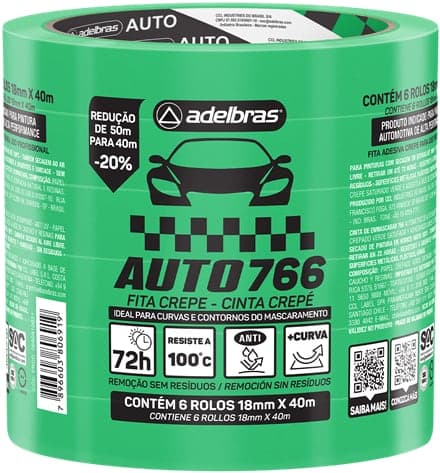 Fita Crepe verde 766 Torre Adelbras