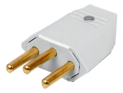 Plug Tomada Pino Macho 2p T Amper Perlex