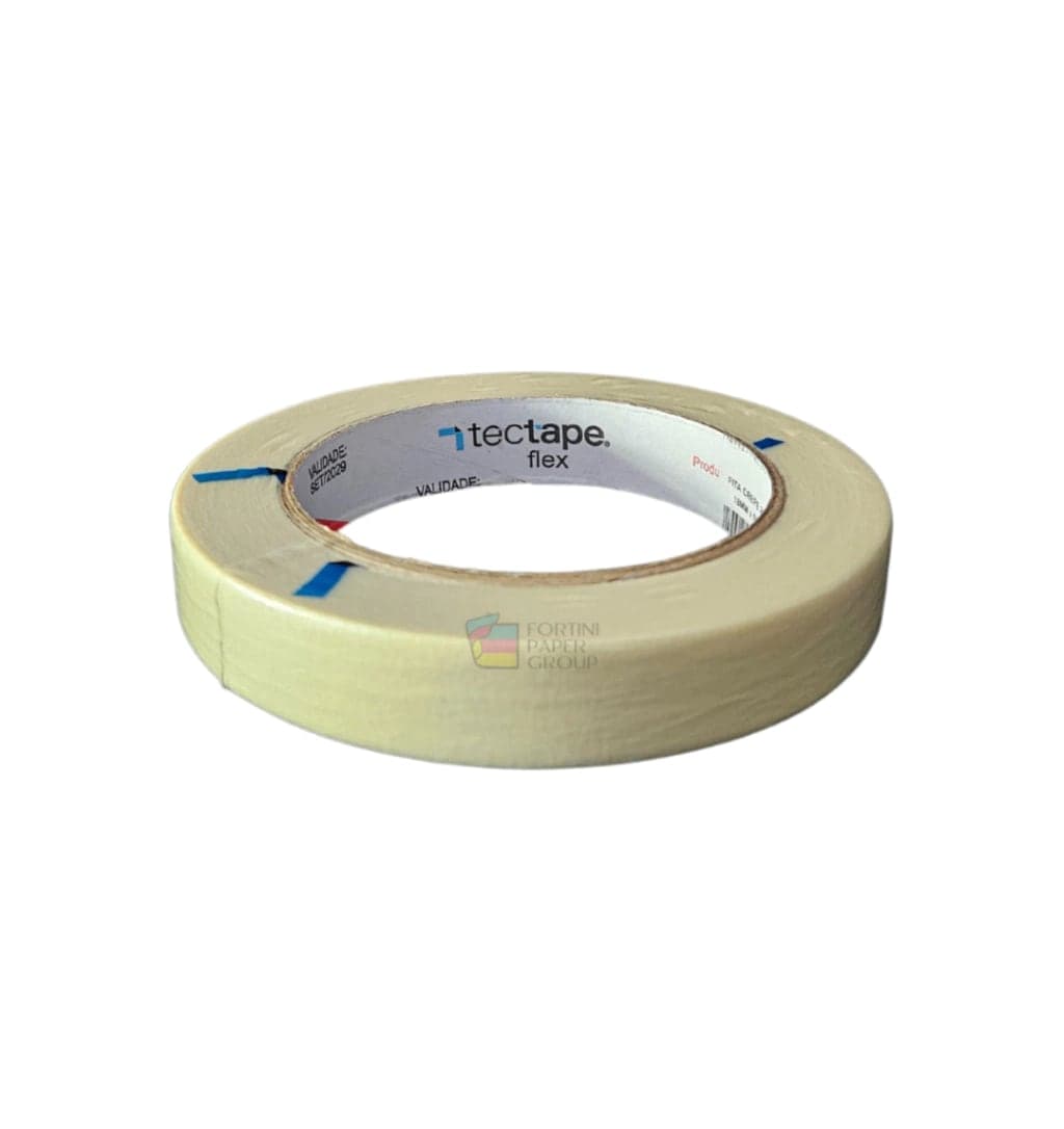 Fita Crepe Branca 202 48 x 50 Tectape Flex