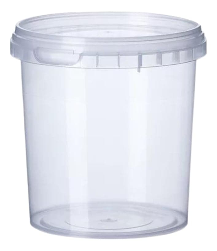 Pote Plástico transparente 1L