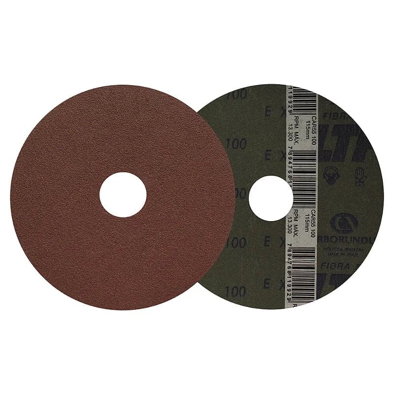 Disco de Lixa Fibra Carborundum