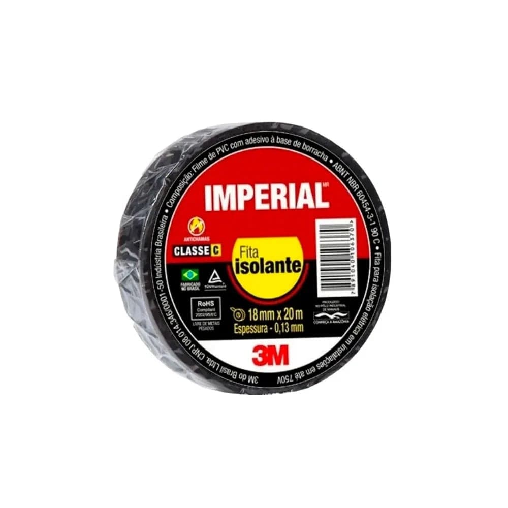 Fita Isolante Imperial 10 MTS 3M