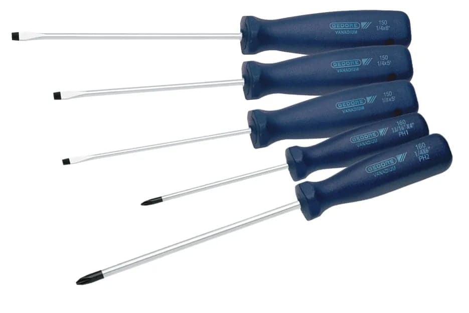 Jogo Chave Fenda e Philips 150 160s Gedore