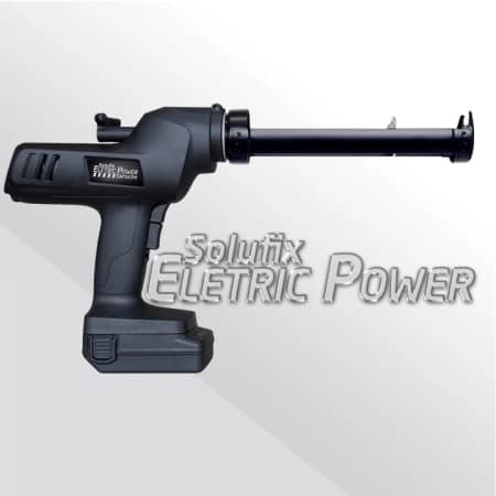 Aplicador Eletrico Power Combo Solufix Pistola Profissional para Selante e Pu