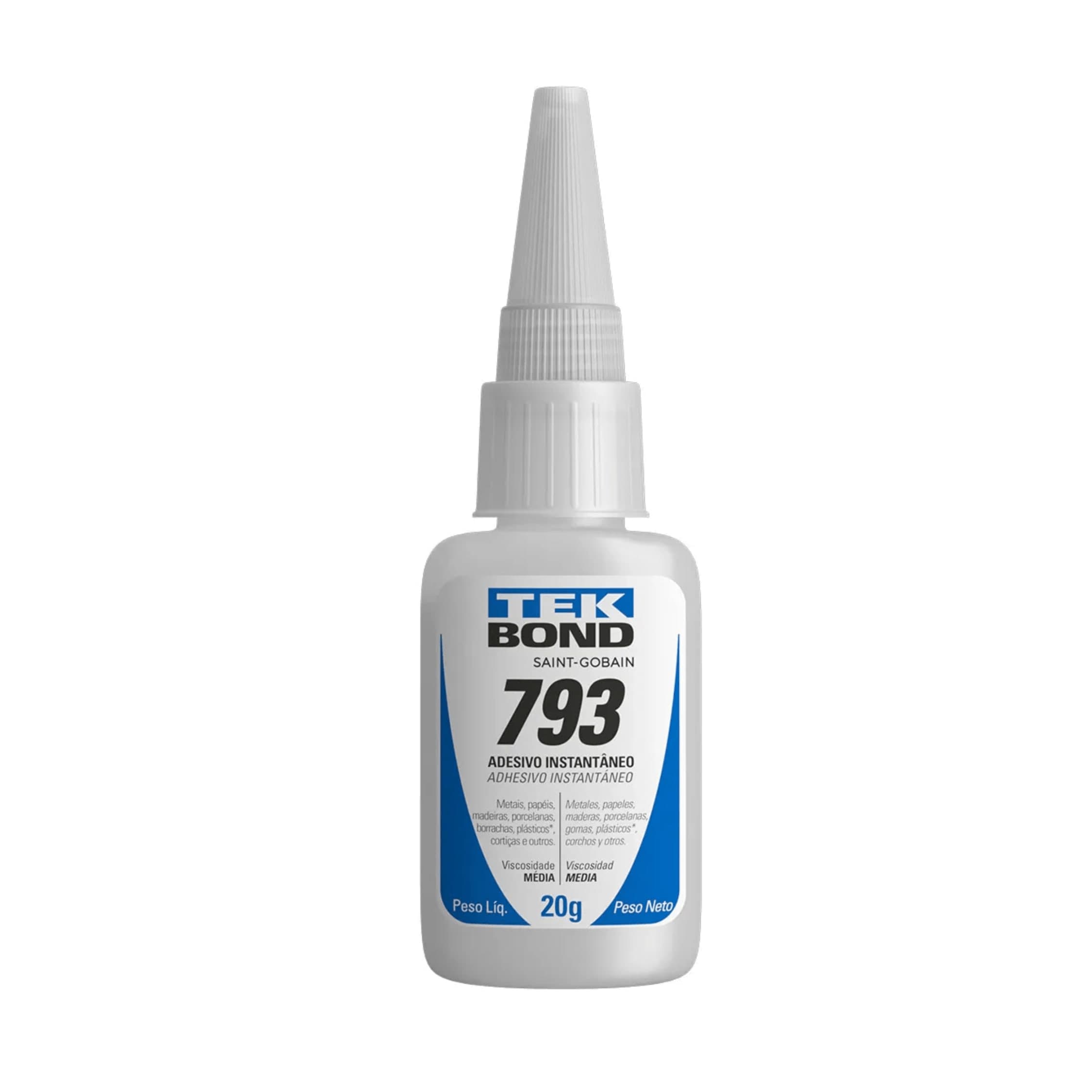 Cola Adesiva Instantânea 793 Tekbond – Viscosidade Média | Fixação Rápida E Eficiente Em Diversos M