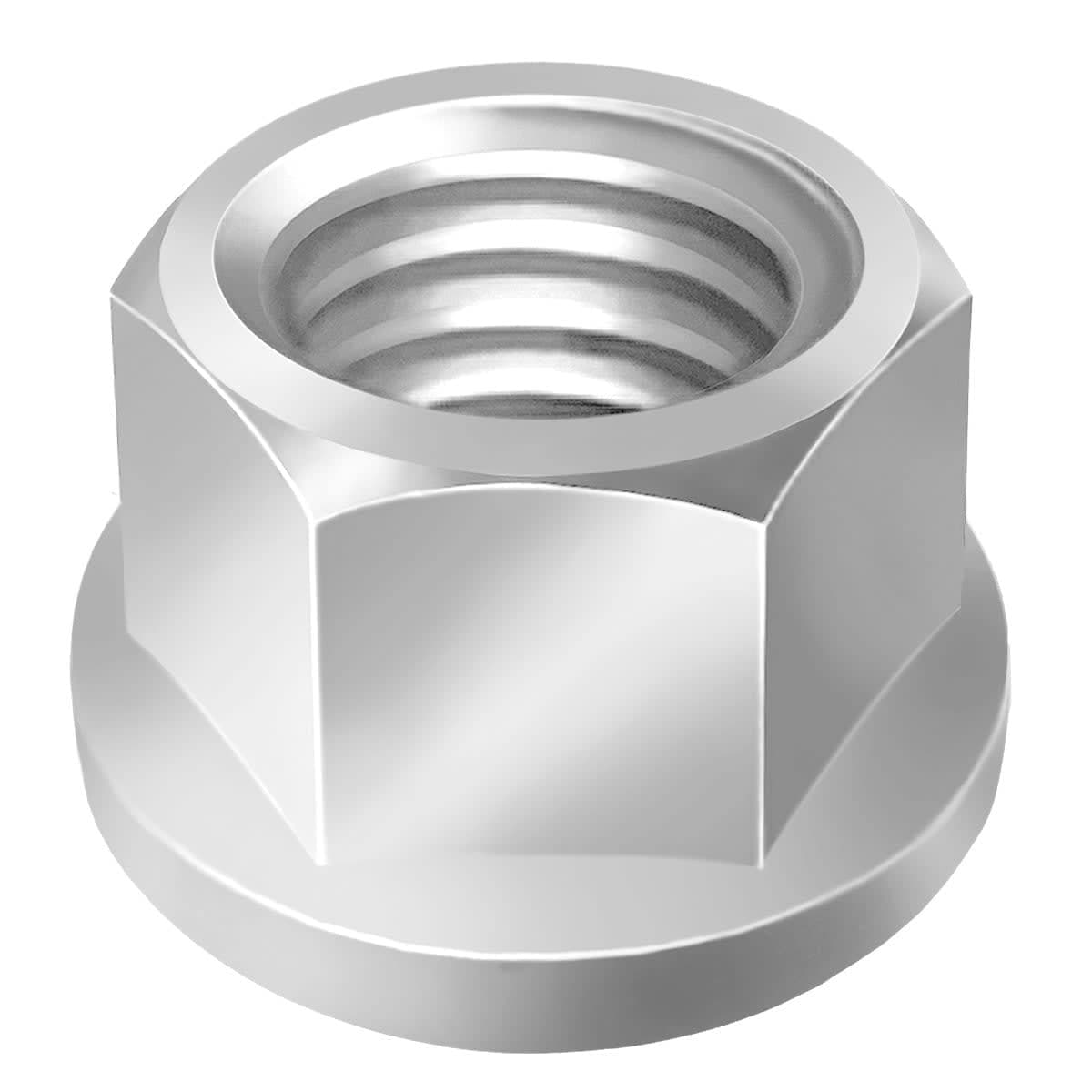 Porca Sextavada Flangeada