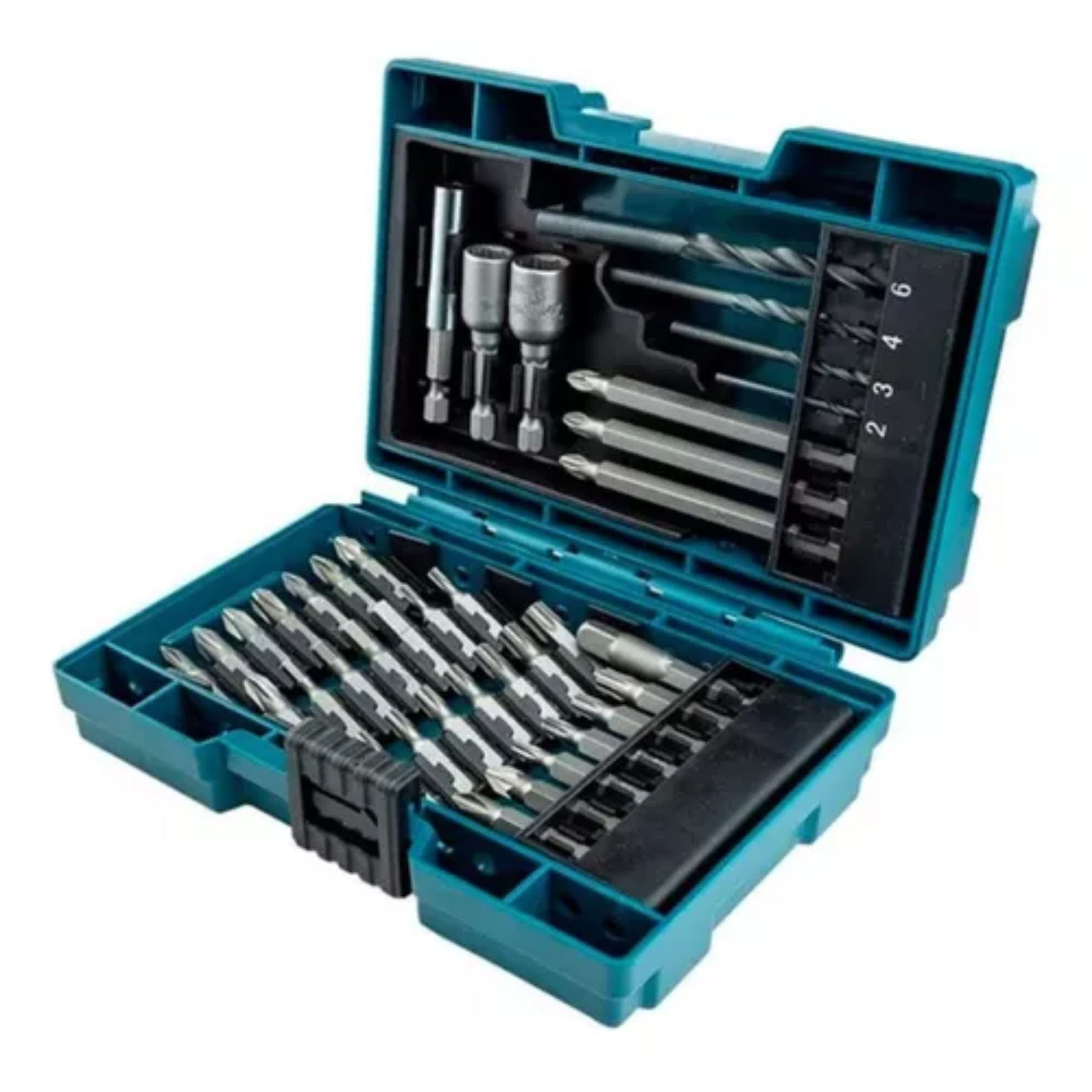 Jogo Para Furar E Parafusar Makita B-54106 Com 38 Acessórios | Versatilidade Completa Em Um Só Kit