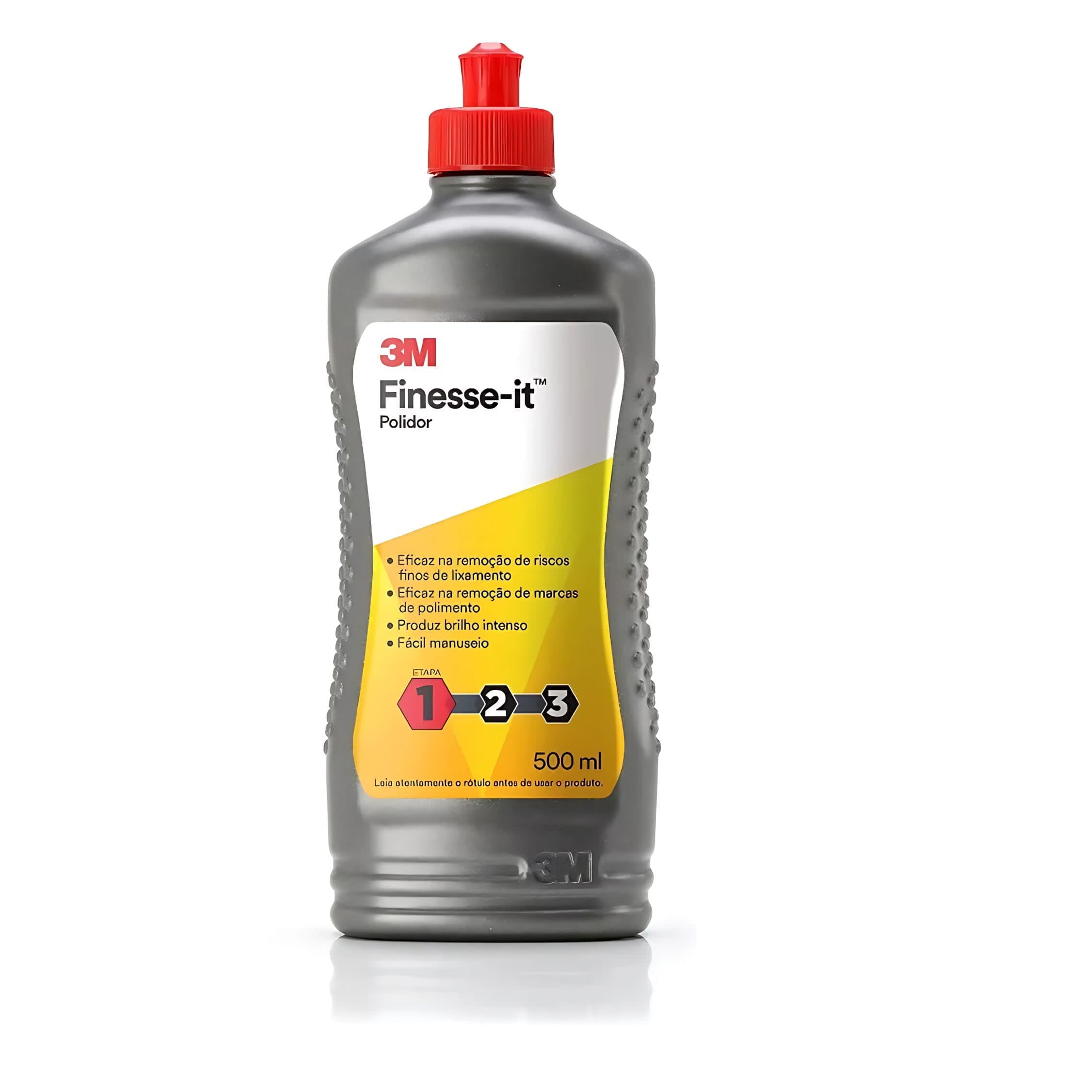 Cera Finesse-it Polidores 3m 500ml | Brilho Profundo E Proteção Para Pinturas Automotivas