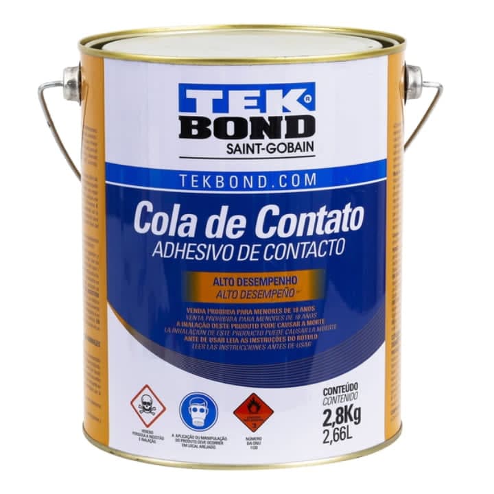 Cola De Contato 2,8kg - Tekbond | Alta Aderência E Resistência Profissional