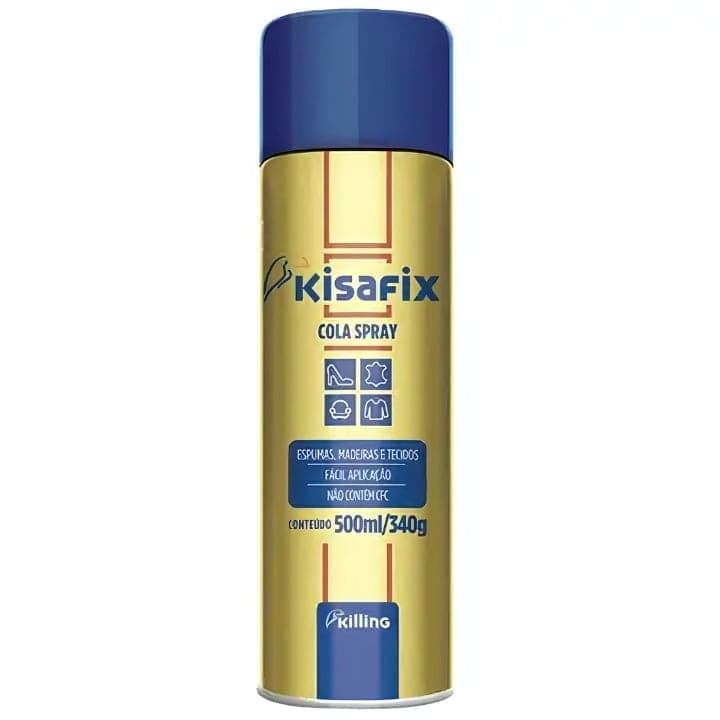 Cola Spray Kisafix - Killing | Fixação Rápida E Eficiente