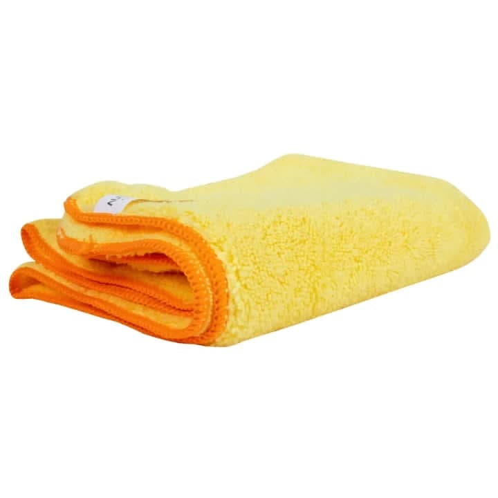 Flanela De Microfibra Amarela 40x60cm | Limpeza Eficiente E Sem Riscos