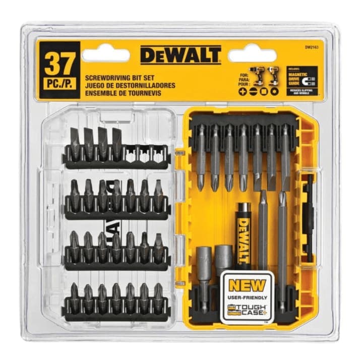 Jogo De Pontas Para Parafusar Com Estojo 37 Peças Dw2163 - Dewalt