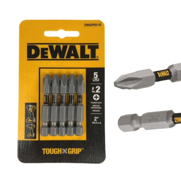 Ponta Phillips Bit 2 Dwa2ph2-5 C/ 5 Peças - Dewalt