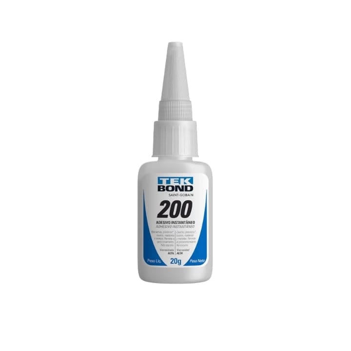 Adesivo Instantâneo 200 20g – Tekbond | Cola De Alta Performance E Secagem Rápida