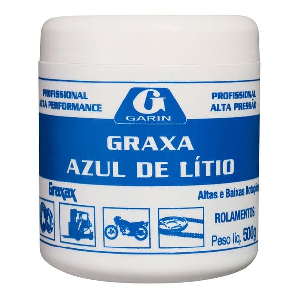 Graxa azul de Lítio 500 Gr Garin