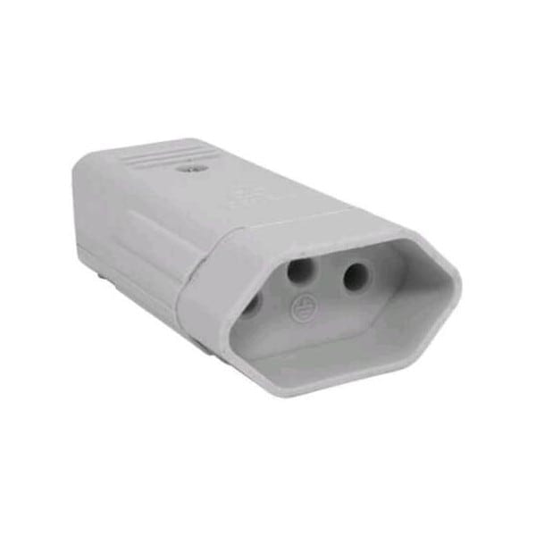 Plug Tomada Pino Fêmea 2p T20 Amper Perlex