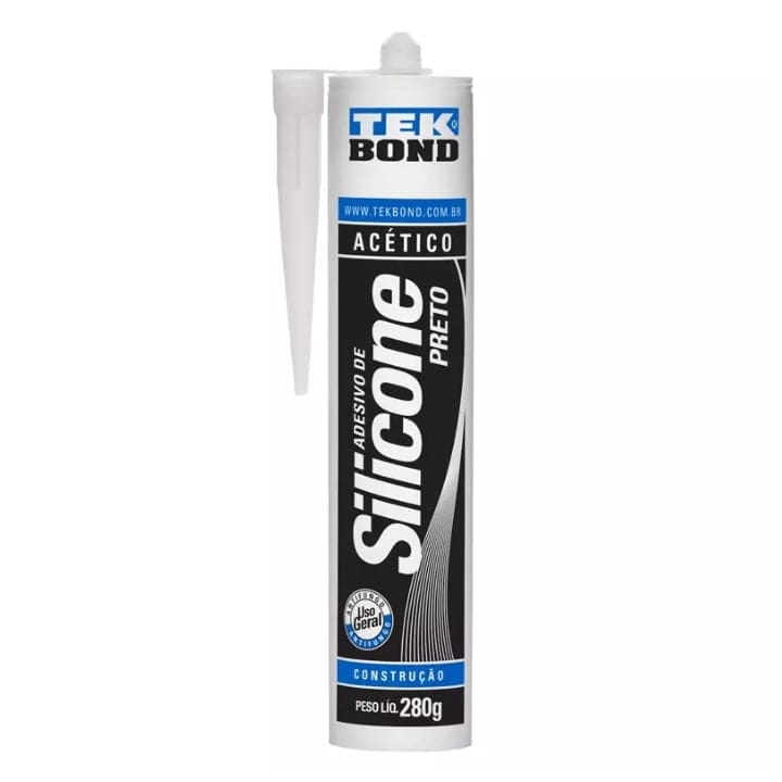 Silicone Acético Preto 280g – Tekbond | Vedação E Fixação De Alta Resistência Silicone Acético Preto 280g – Tekbond | Vedação E Fixação De Alta Resistência