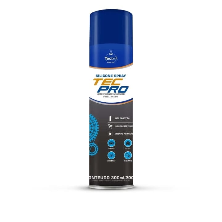 Silicone Spray Neutro 200g – Tecbril | Proteção E Brilho Para Superfícies Silicone Spray Neutro 200g – Tecbril | Proteção E Brilho Para Superfícies