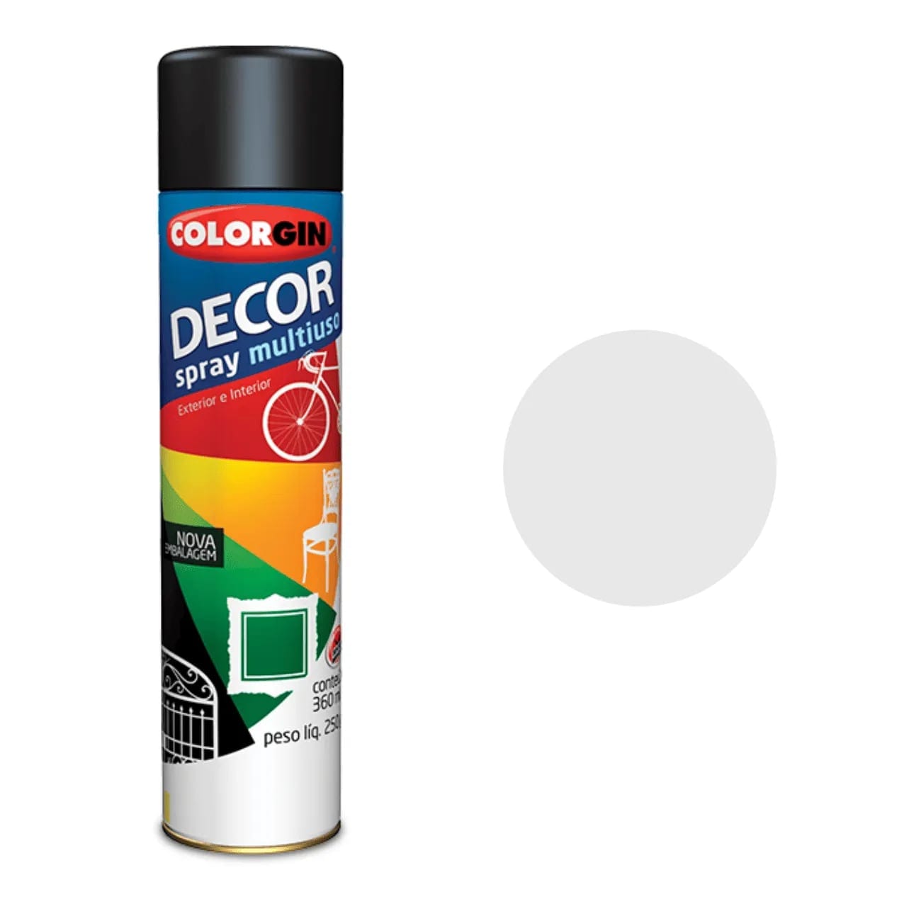 Tinta Decor Branco Fosco Colorgin Tinta Decor Branco Fosco Colorgin