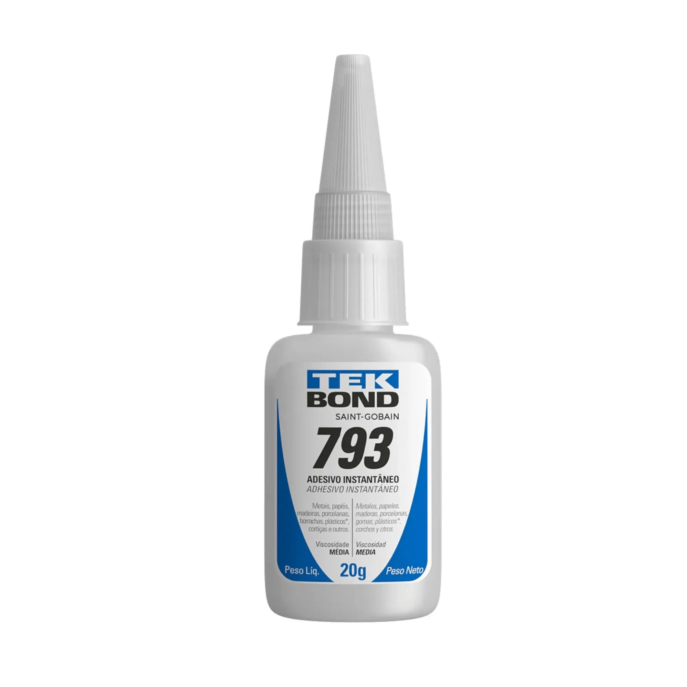 Cola Adesiva Instantânea 793 Tekbond – Viscosidade Média | Fixação Rápida E Eficiente Em Diversos M