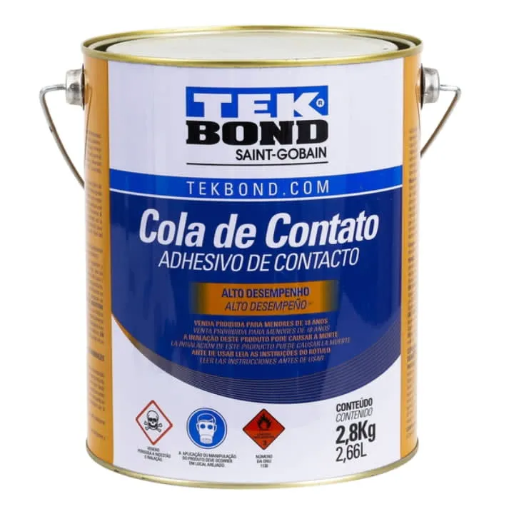 Cola De Contato 2,8kg - Tekbond | Alta Aderência E Resistência Profissional