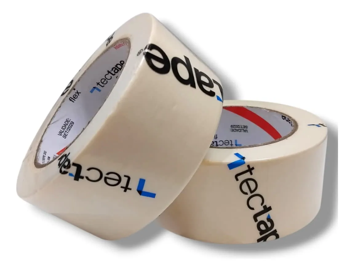 Fita Adesiva Crepe 48mm X 50m - Tectape Flex