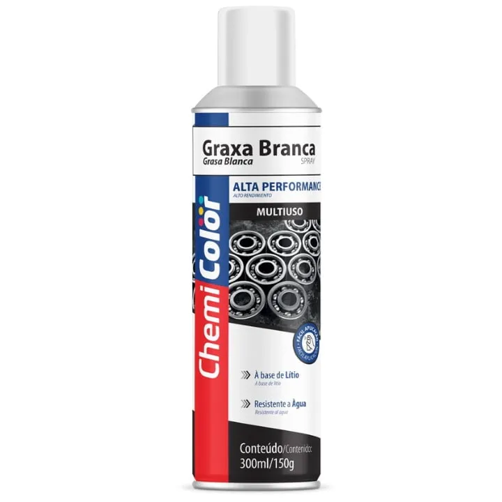 Graxa Spray Br 300ml - Chemicolor | Lubrificação E Proteção De Alta Performance