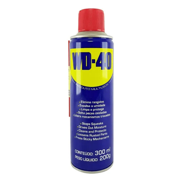 óleo Desengripante E Lubrificante Wd-40 Spray Multiuso Aerossol 300ml