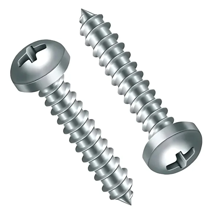 Parafuso Autoatarraxante Cabeça Panela Philips Branco