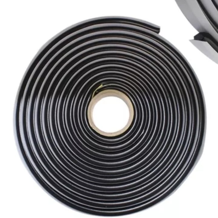 Fita Butílica Preta 8x3x12000 - Vedação E Impermeabilização Profissional