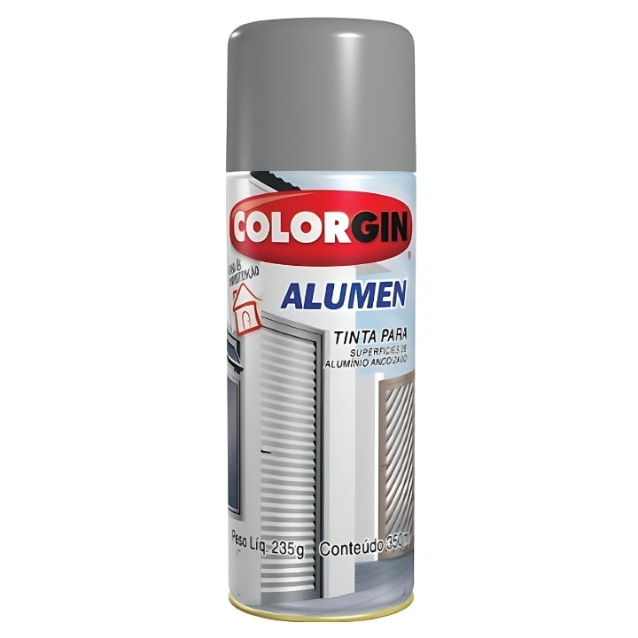 Tinta Spray Alumínio - Colorgin